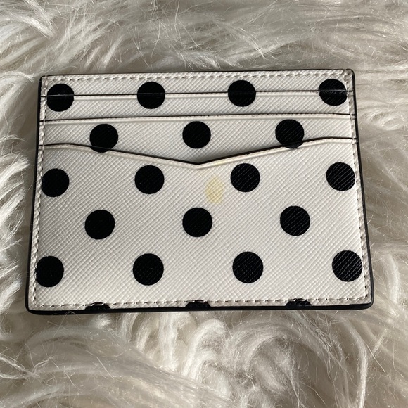 SOLD| Kate Spade Slim Polkadot Cardholder - Picture 2 of 5